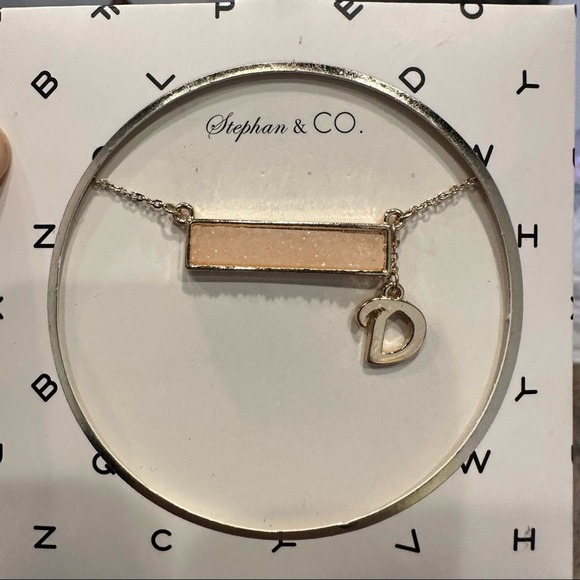 Stephan & CO Initial Gold Necklace “D” - Picture 2 of 3